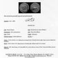 Certificate of Authenticity for a Roman Empire silver antoninianus coin of Otacilla Severa, issued by David R. Sear.