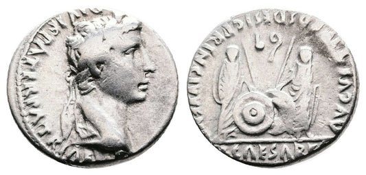 Augustus, Silver Denarius, 27 BC - 14 AD (17.28mm, 3.82gr)